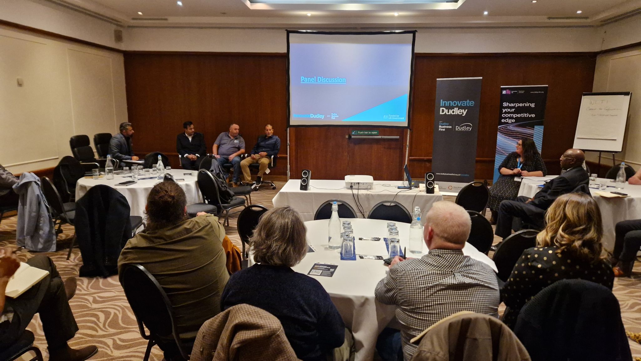We joined the panel at Innovate Dudley’s event